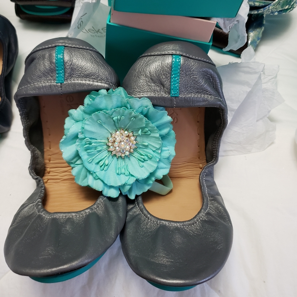 Tieks brand new METALLIC  PETER sz10